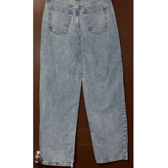 Universal Thread Mid-Rise Patchwork 90's Baggy Jeans (Medium Wash - 4 Regular) - Picture 9 of 12